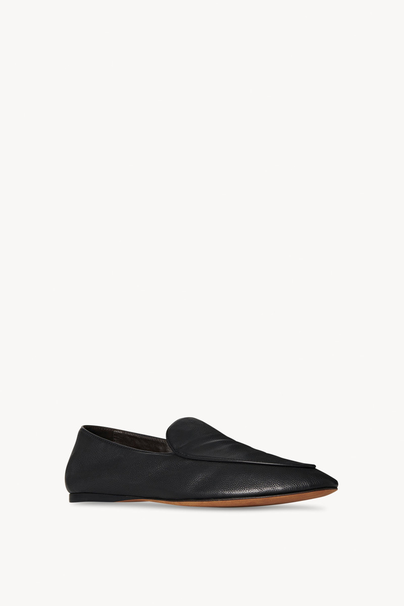 The Row Awar Flat Loafer in Leather outlook