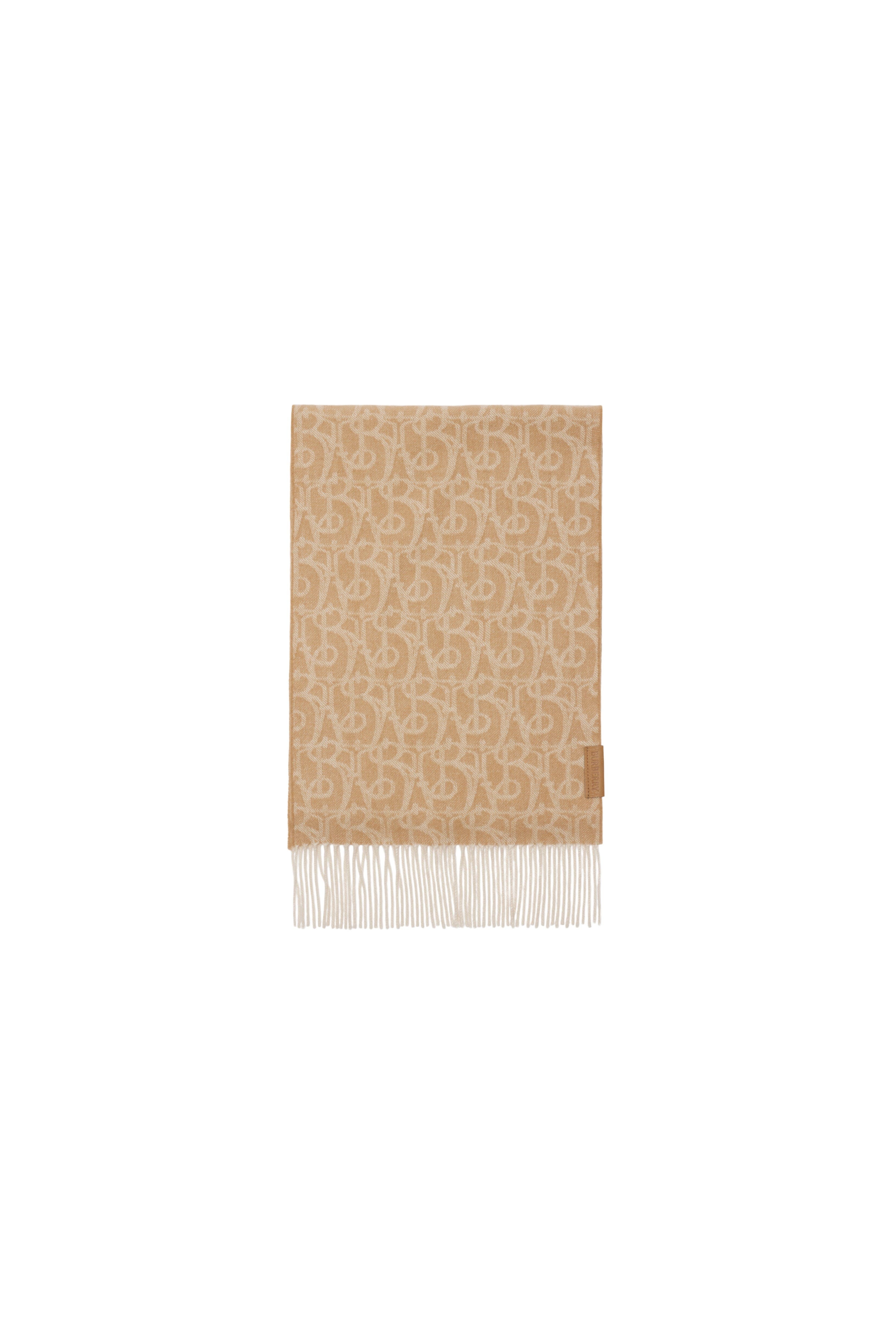 burberry B Charm Cashmere Scarf in Camel at Nordstrom - 4