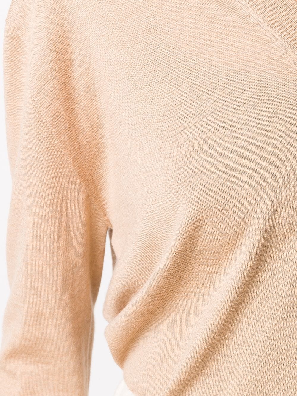 longline V-neck jumper - 5