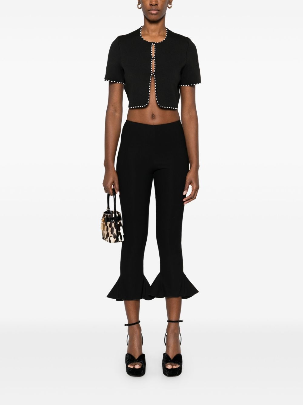 short-sleeves crop top - 2