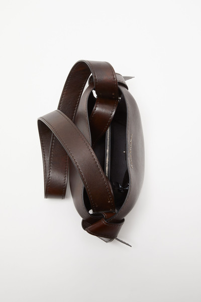 Acne Studios Musubi mini shoulder bag - Dark brown outlook
