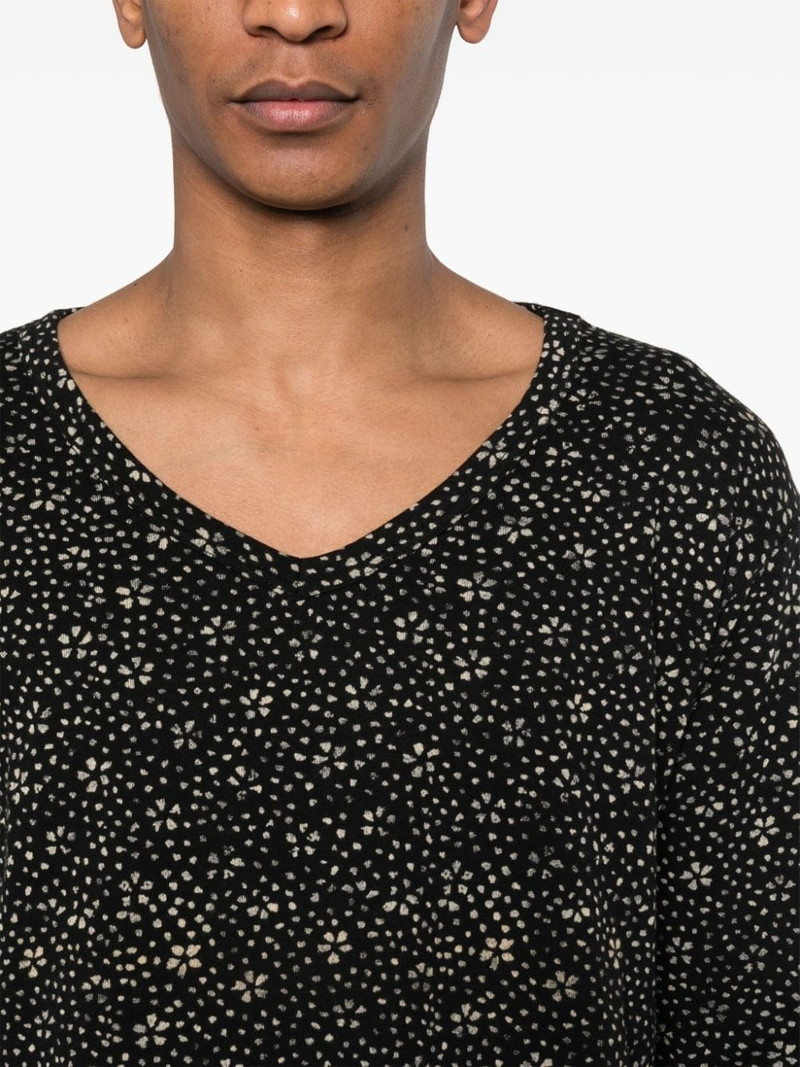 abstract-print T-shirt 5