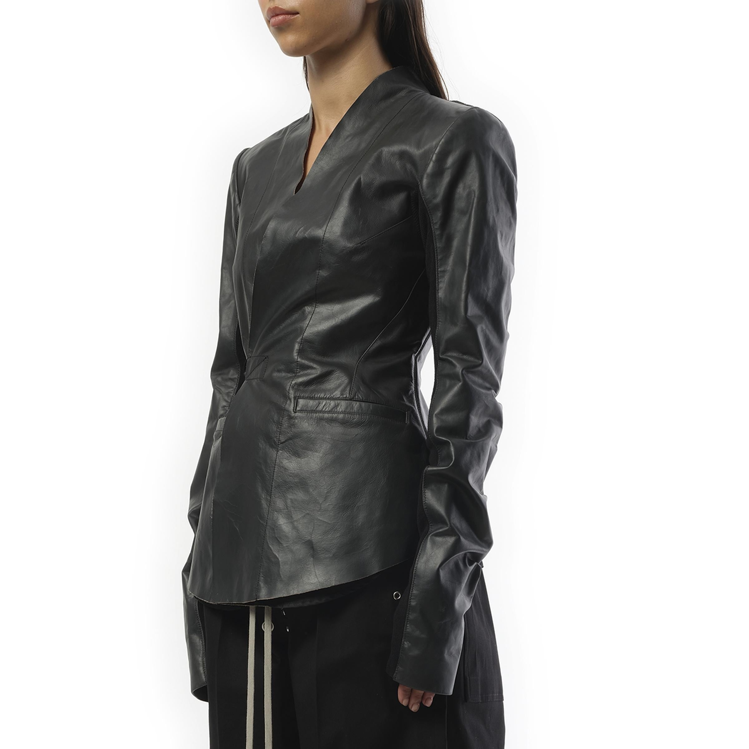 Hollywood Leather Jacket in Black - 5