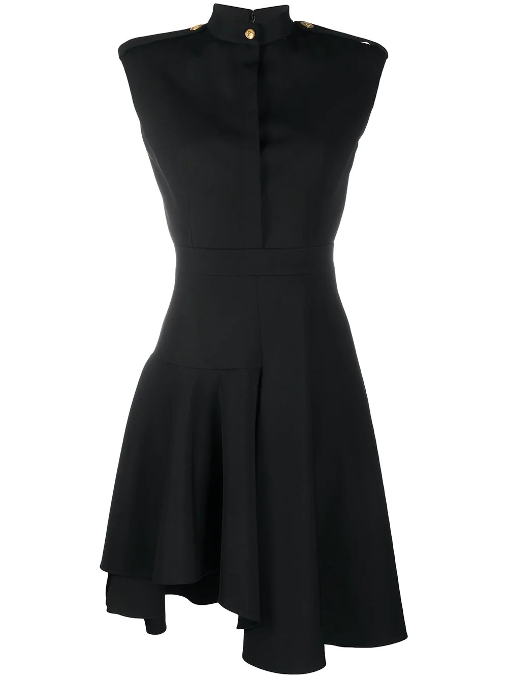 sleeveless mock neck dress - 1