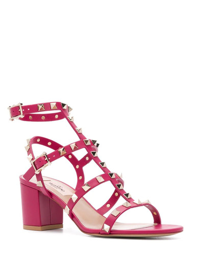 Valentino Rockstud caged sandals outlook