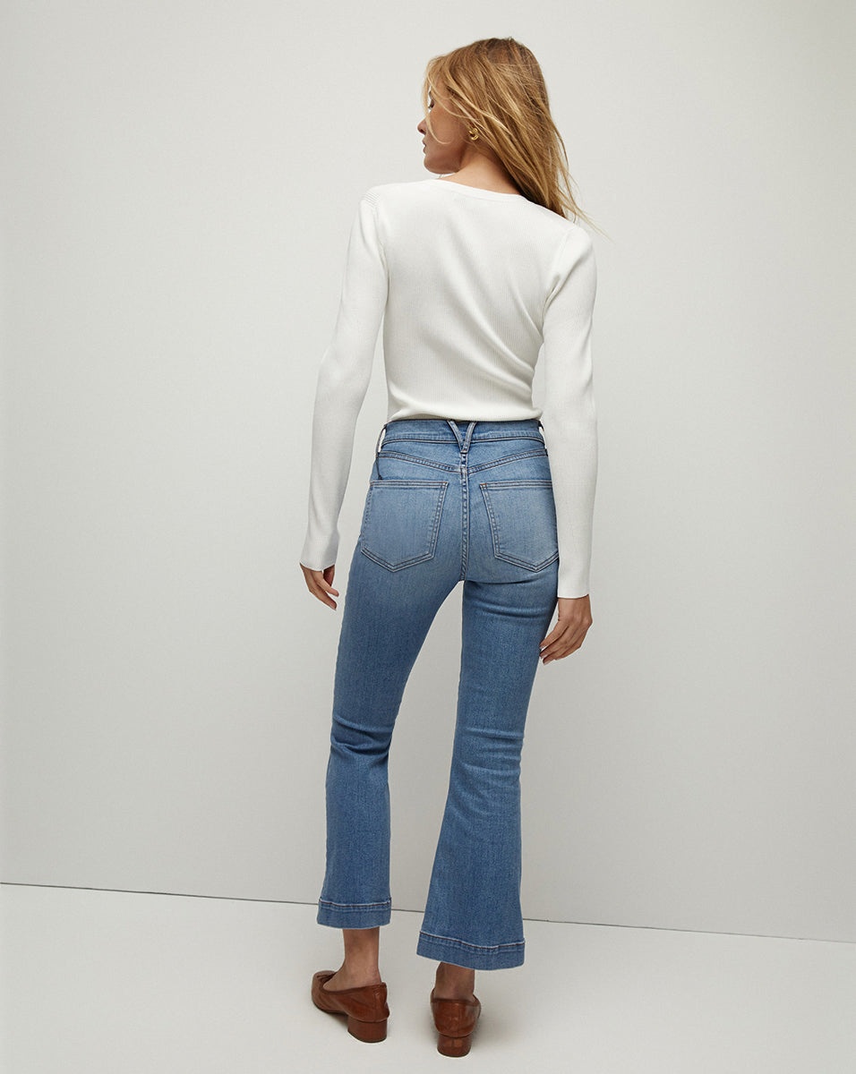 CARSON KICK-FLARE JEAN - 6