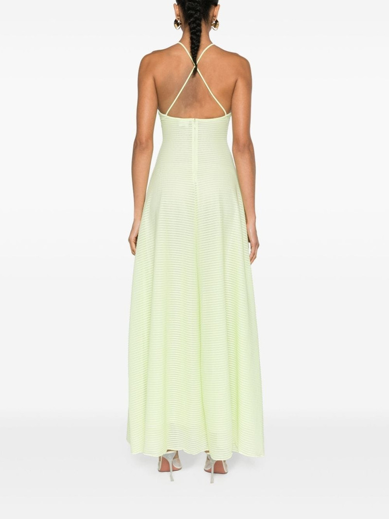 ribbed flared midi dress 4