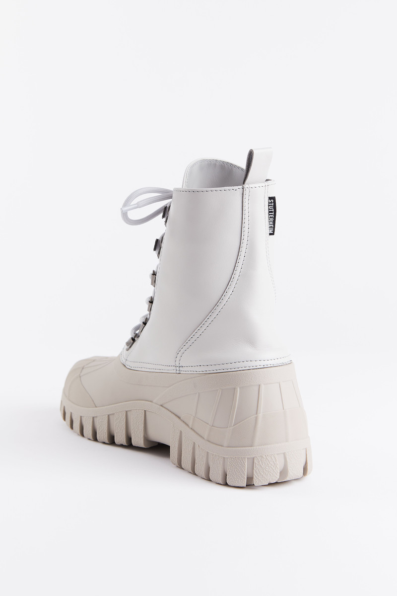Stutterheim Patrol Boot Leather Ivory outlook