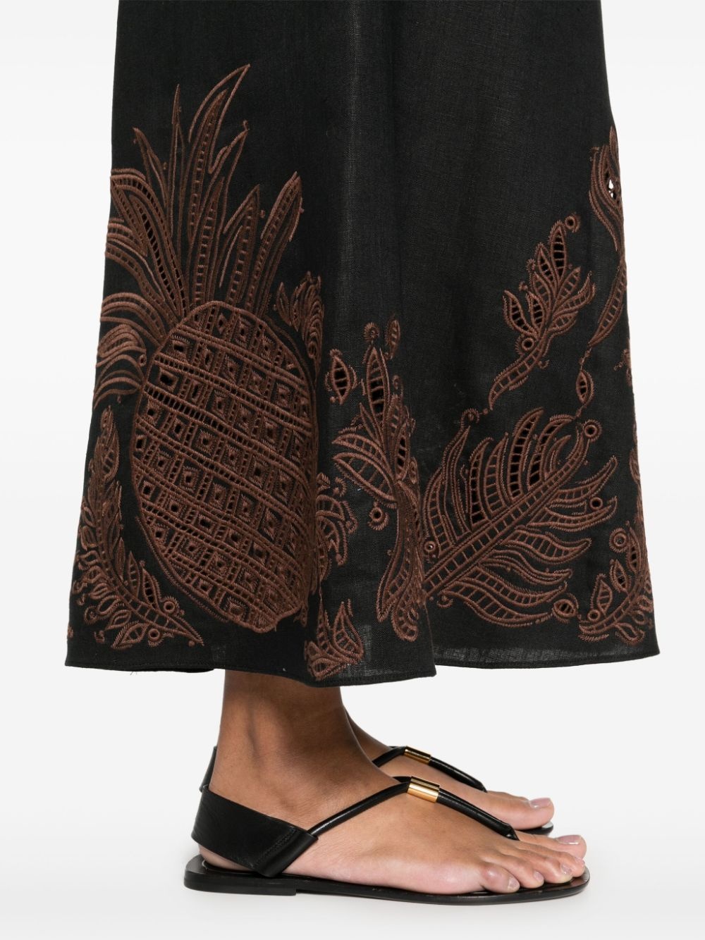 Exquisite Luxury linen skirt - 5