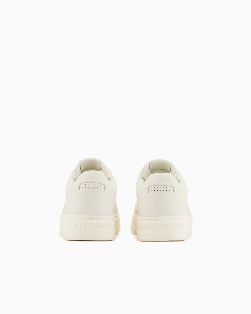 EMPORIO ARMANI ASV regenerated-leather sneakers with contrasting details outlook