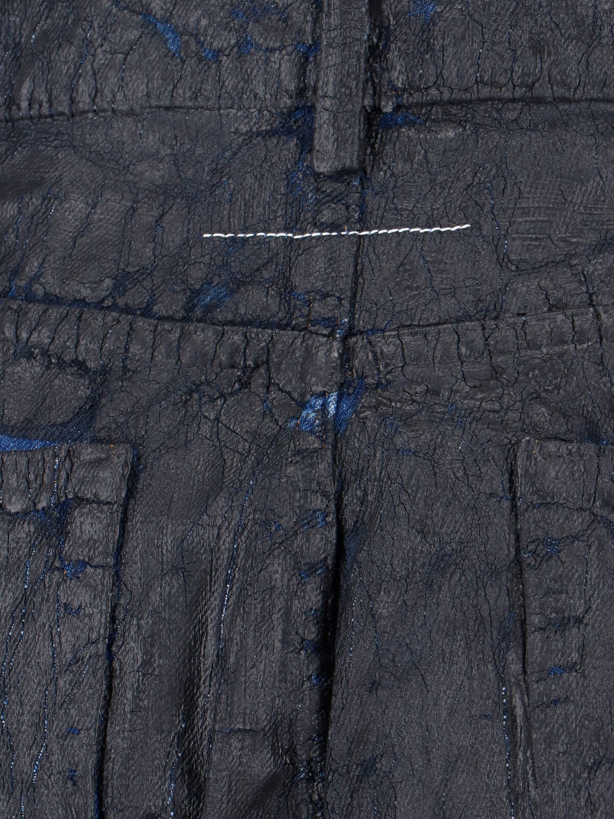 STRAIGHT WAXED JEANS - 4