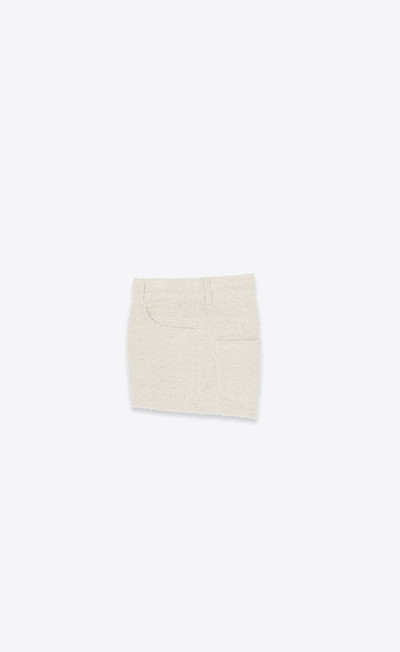 SAINT LAURENT shorts in tweed outlook