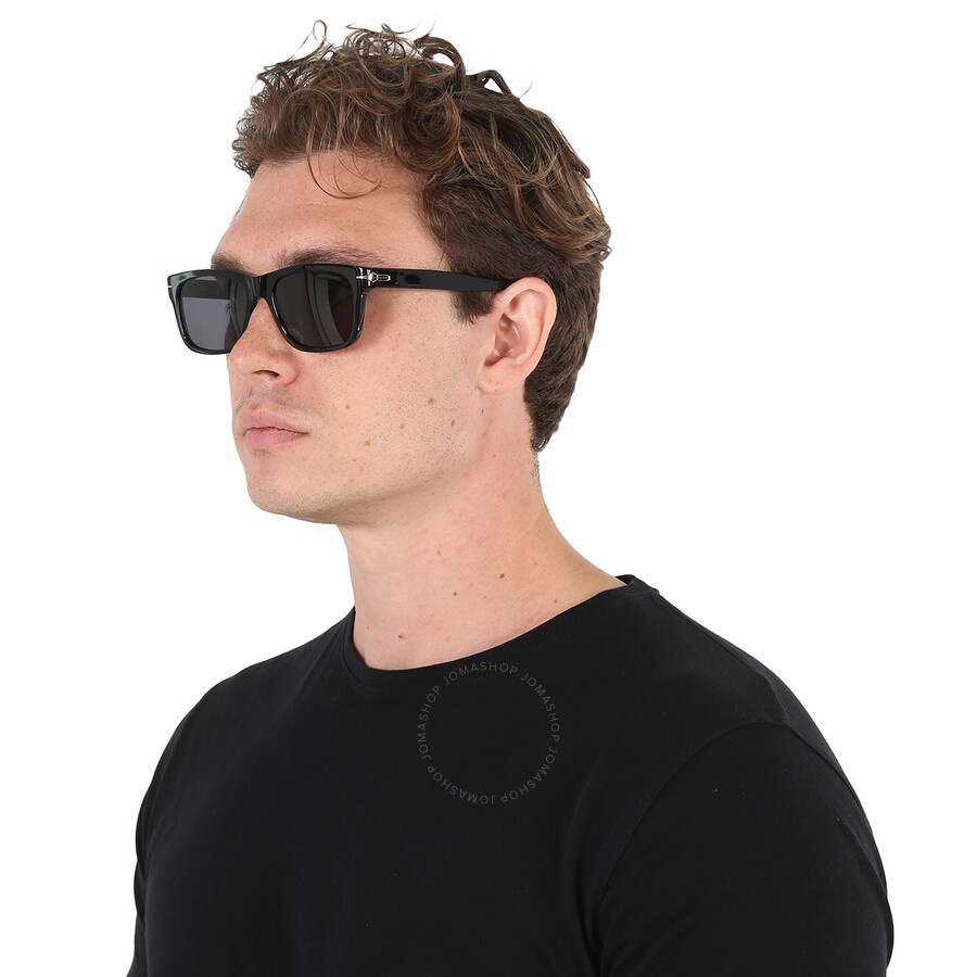 Montblanc Smoke Square Men's Sunglasses MB0263S 001 54 - 3