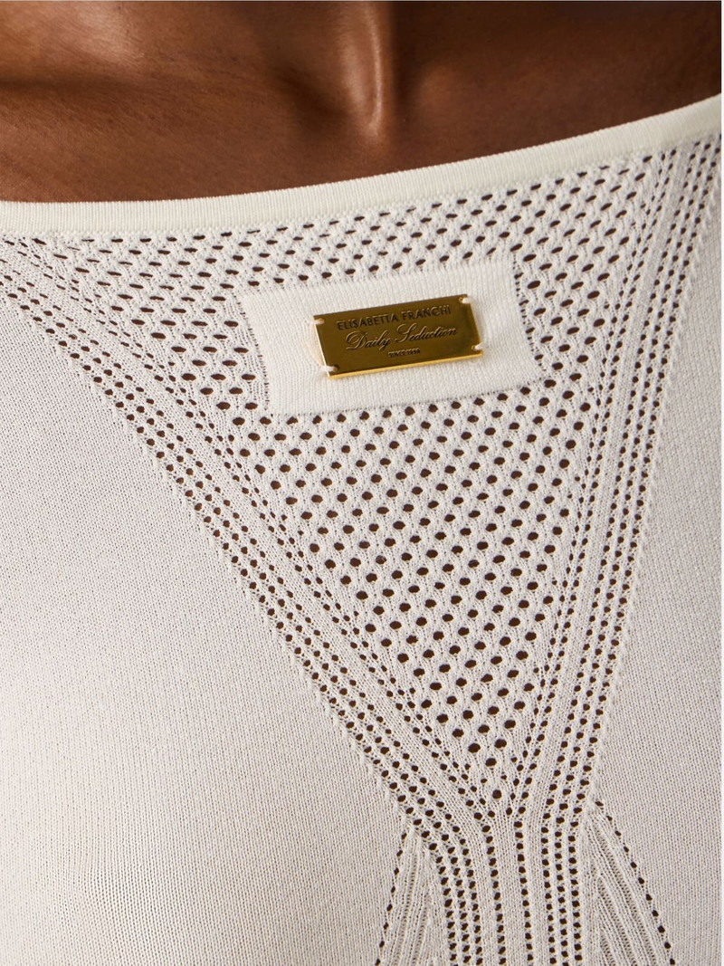 logo-plaque knit top 5