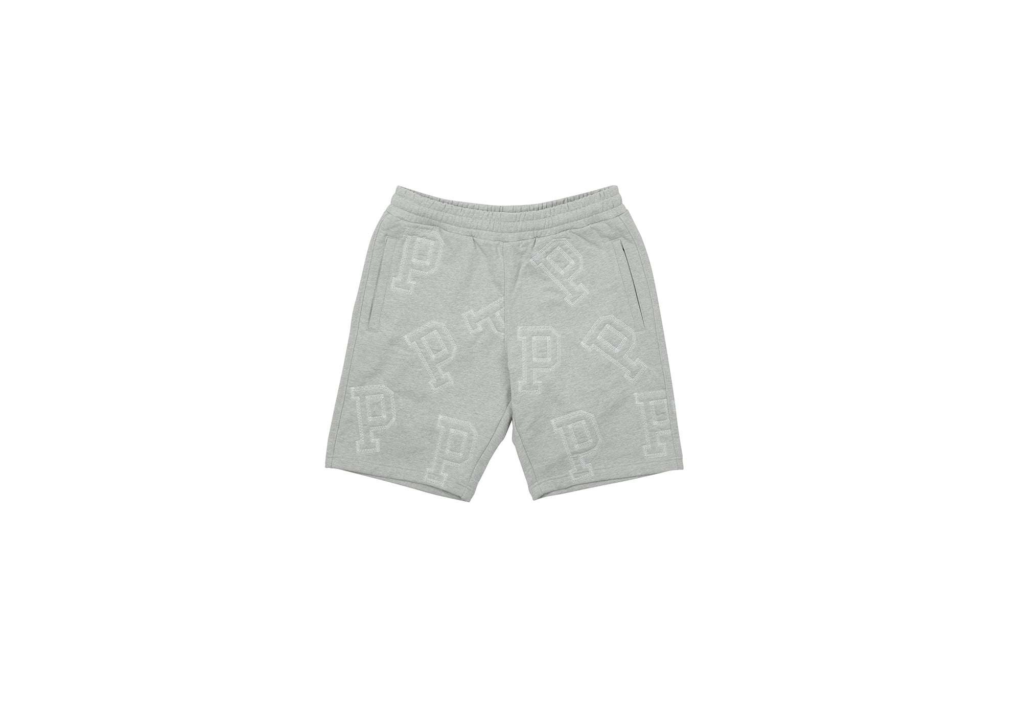 MULTI P SWEAT SHORTS GREY MARL - 1