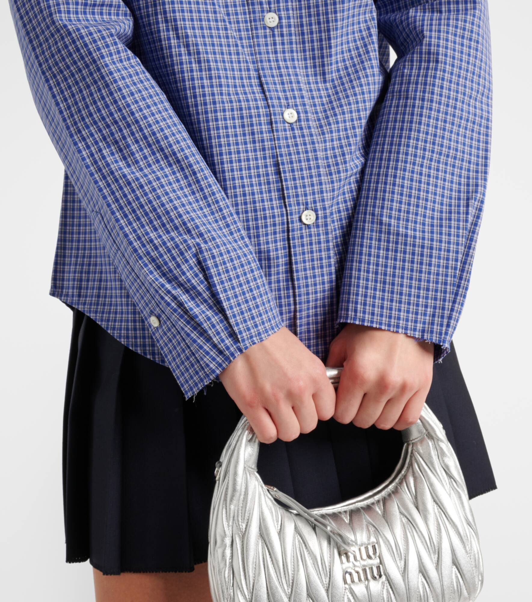 Logo cotton poplin shirt - 5