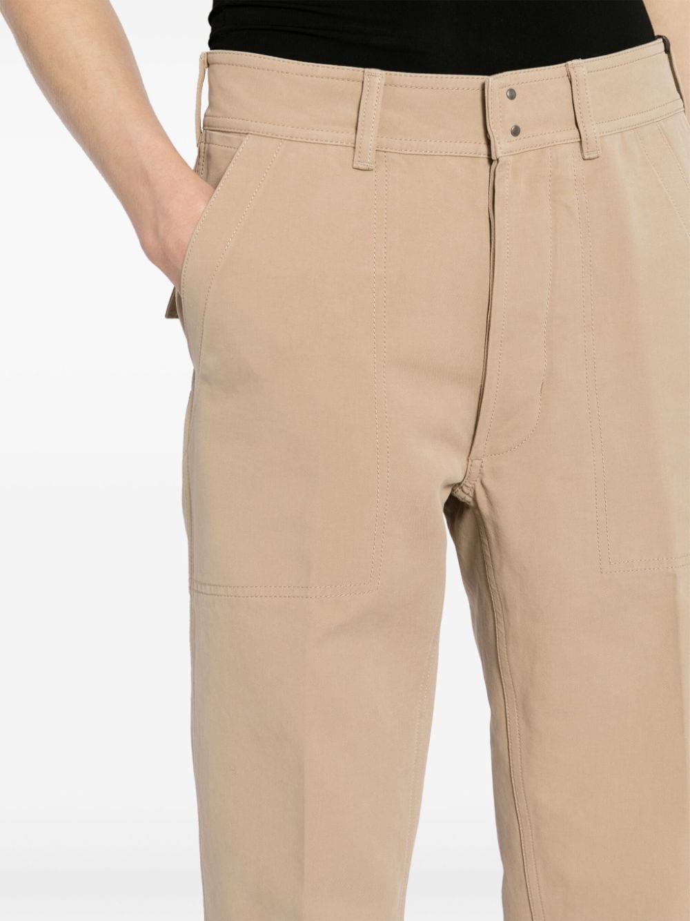 straight-leg trousers - 5