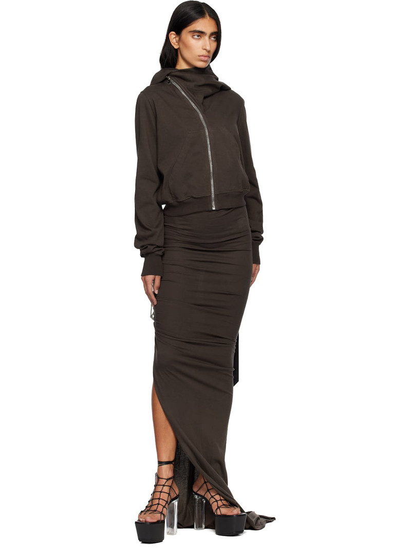 Rick Owens DRKSHDW Gray Concordians Mountain Hoodie outlook