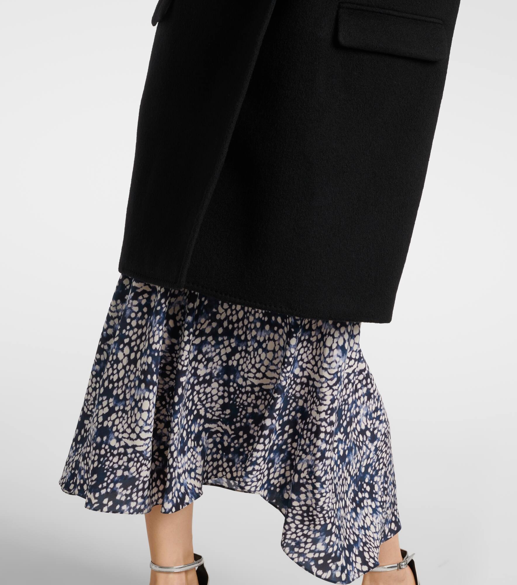Efegozi wool, cashmere and silk coat - 6