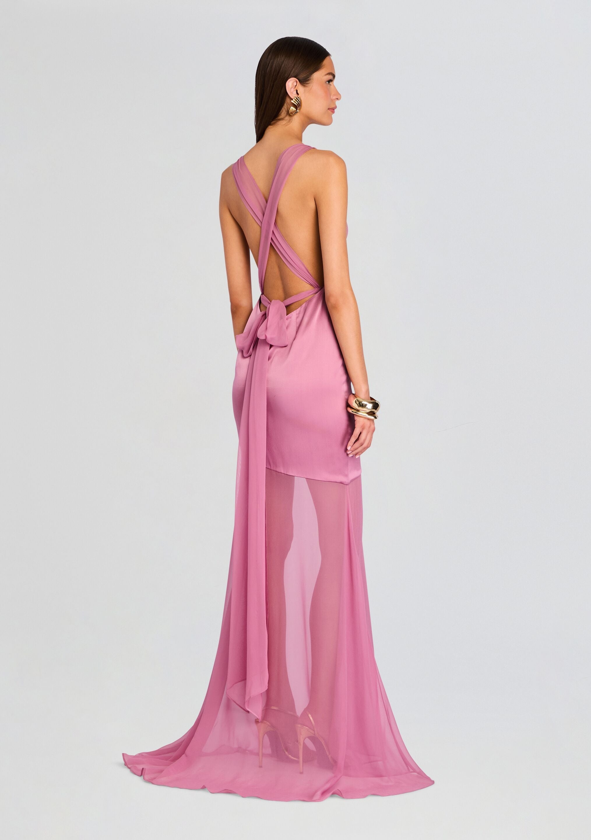ROSETTA SILK DRESS - 4
