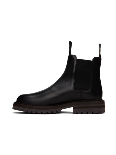 Common Projects Black Leather Chelsea Boots outlook