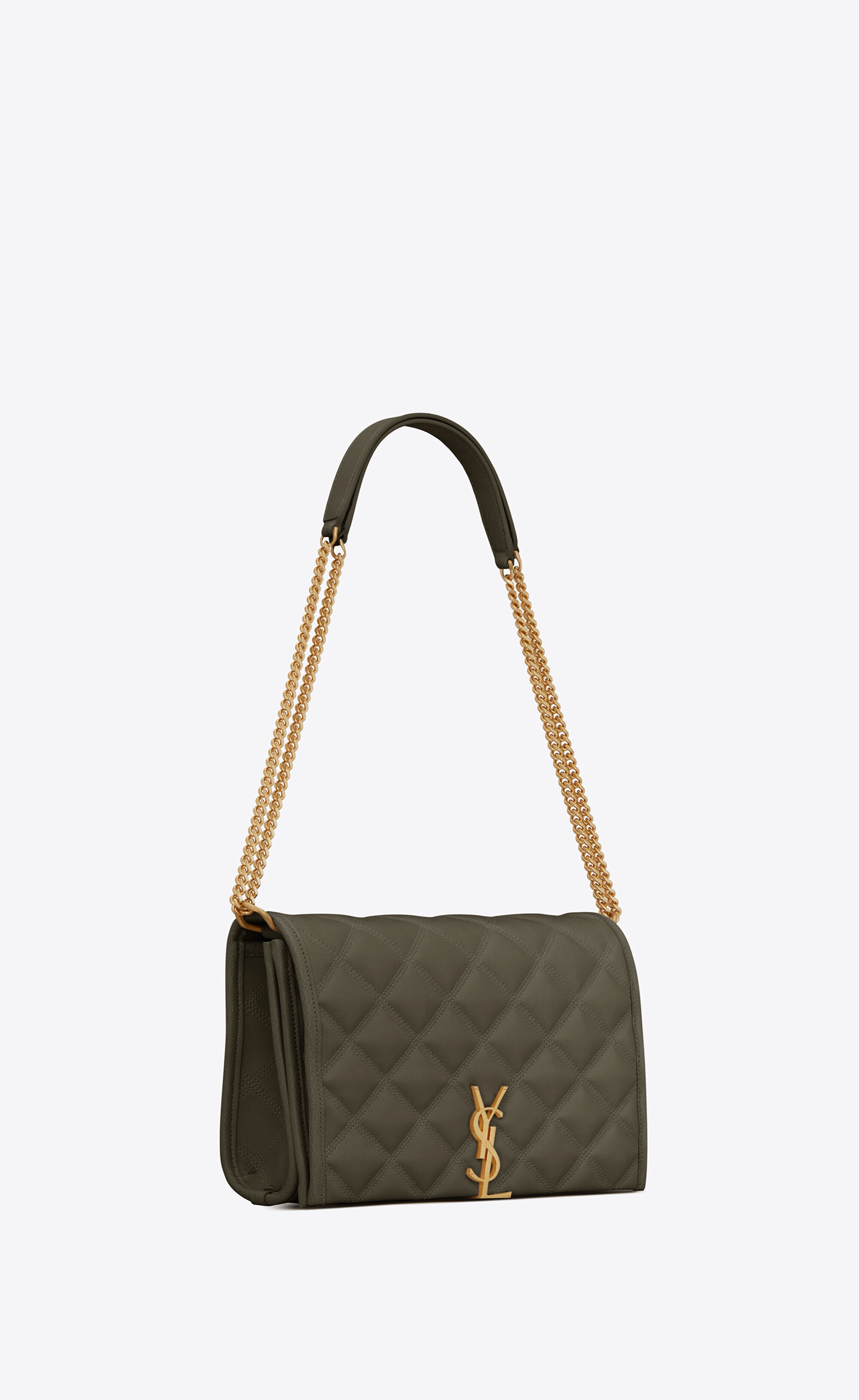 becky mini chain bag in carré-quilted lambskin - 7