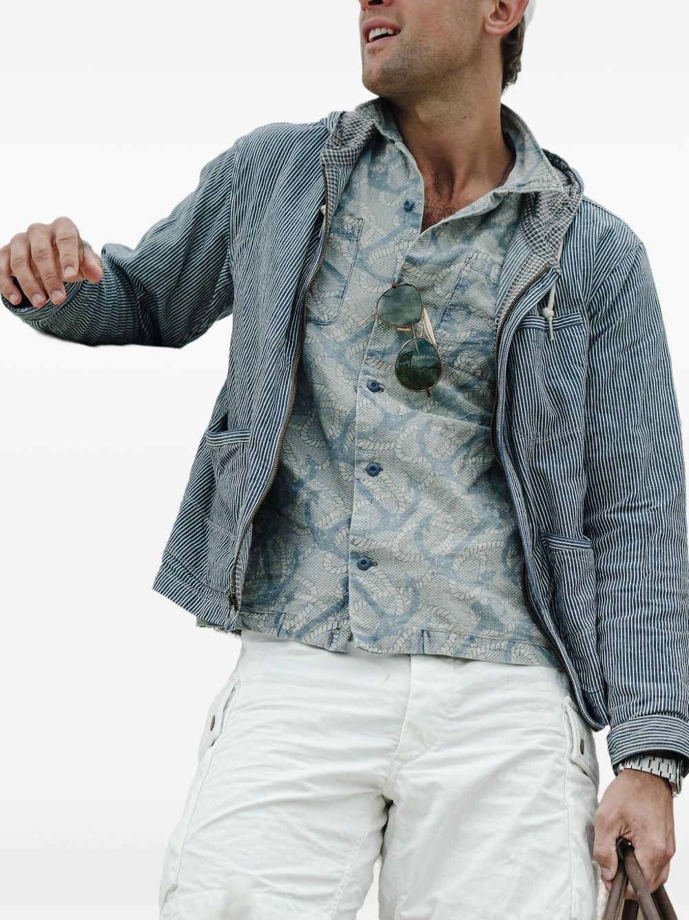 anchor-print short-sleeve shirt - 5