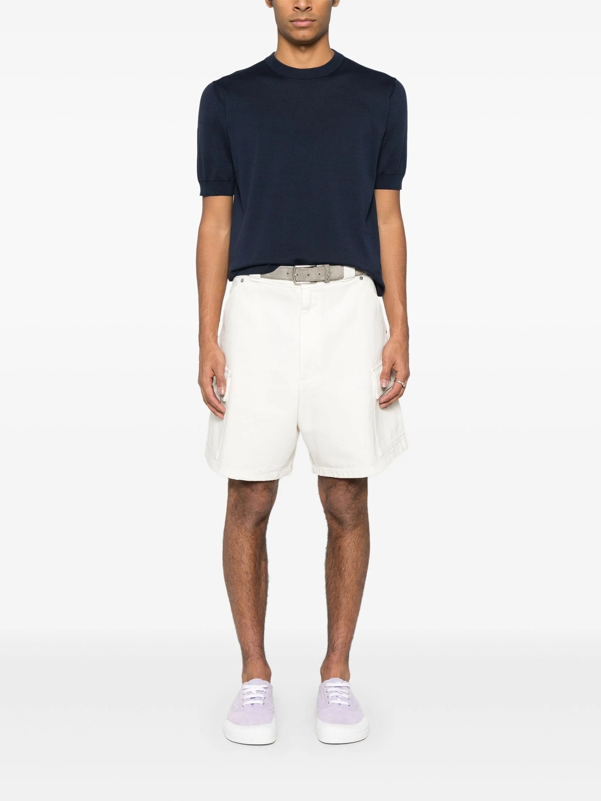 Cotton Crew-neck Sweater - 3