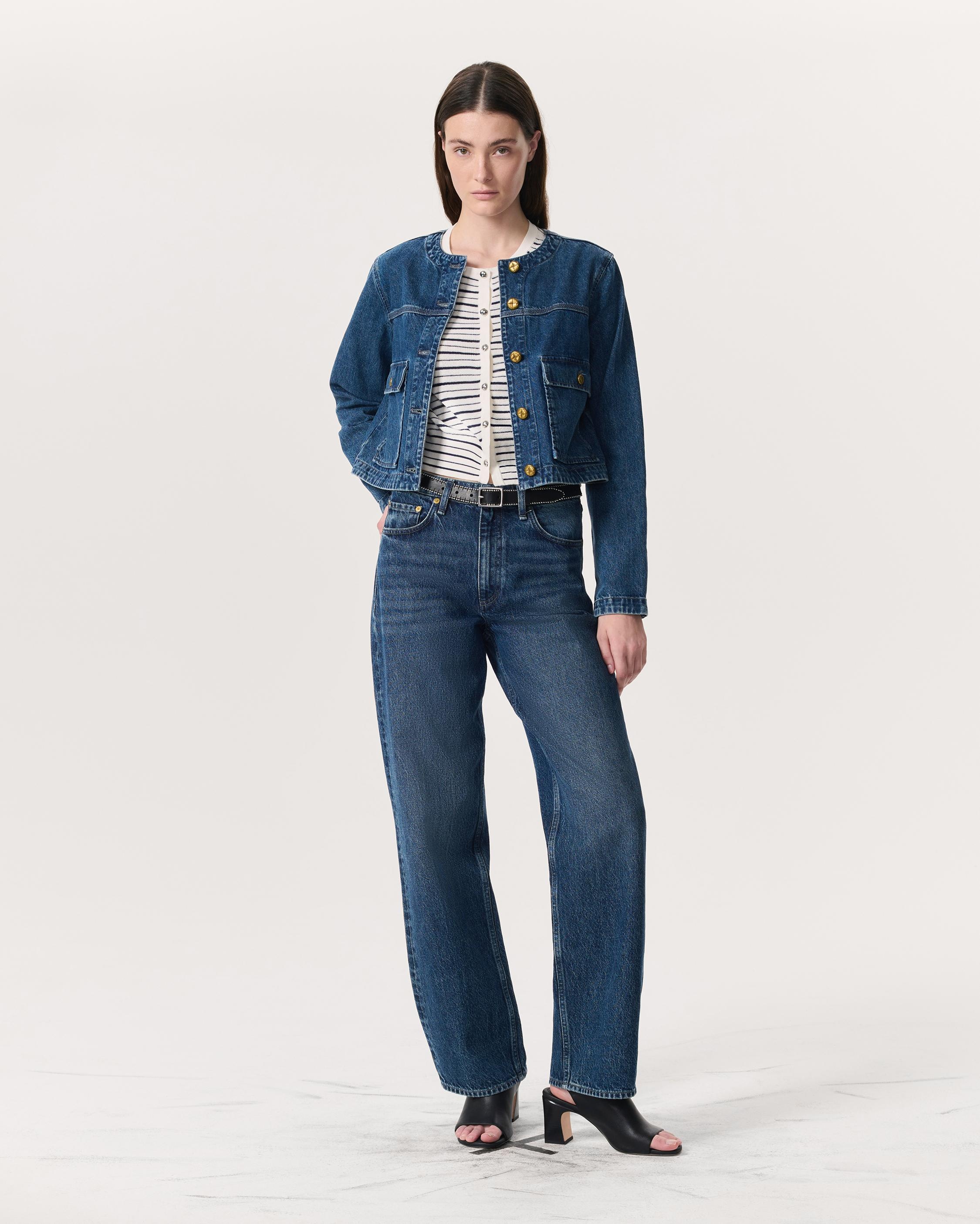 Drew Denim Jacket
Lightweight Rigid Denim - 6