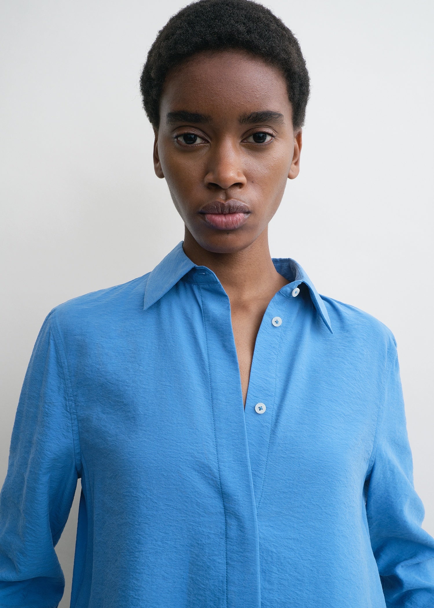 Parachute shirtdress cobalt - 6