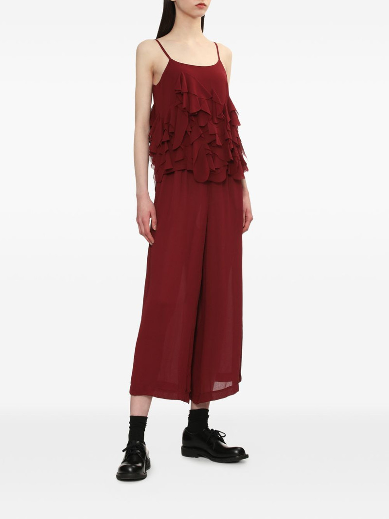 Comme des Garçons Comme des Garçons ruffled spaghetti-strap top outlook