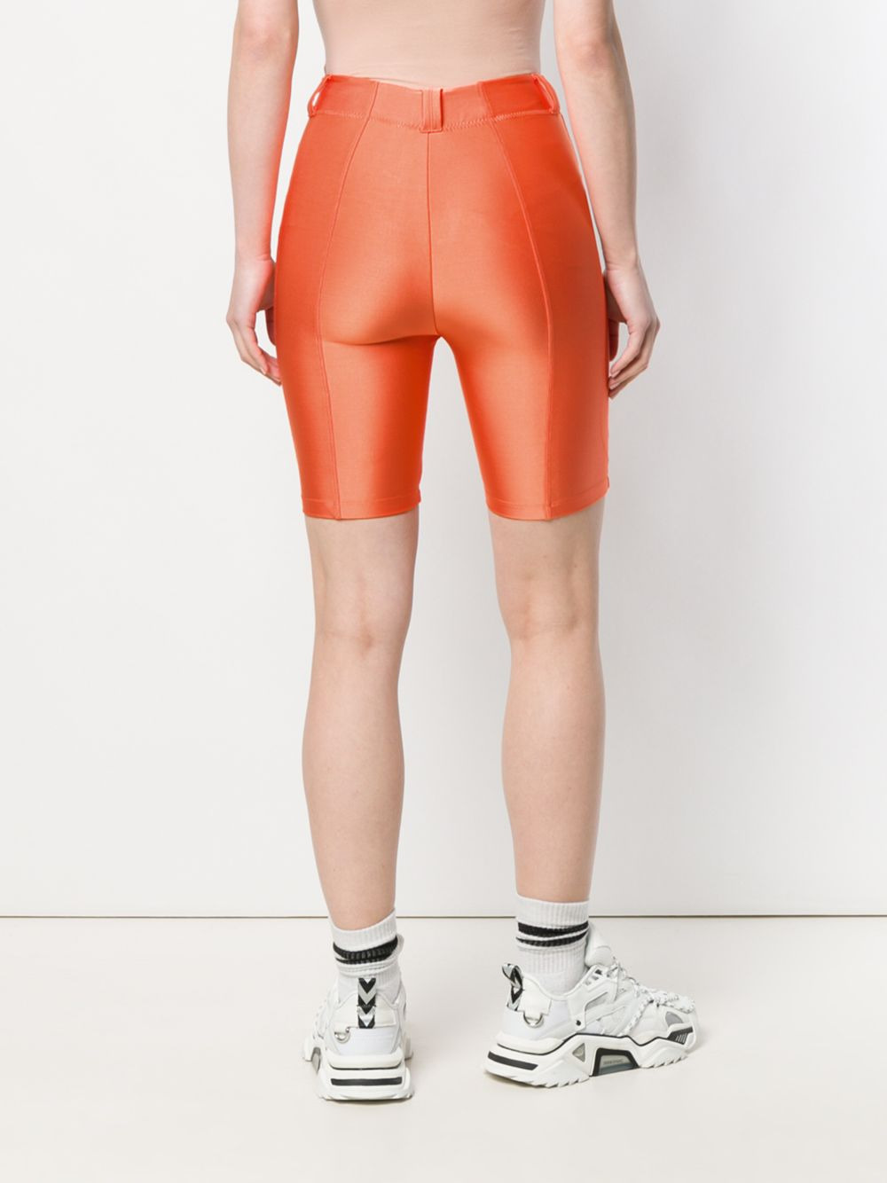tie-front shorts - 4