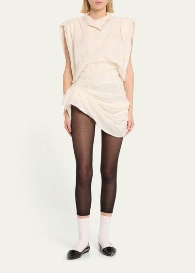 Marc Jacobs Structural Linen Gauze Mini Dress outlook