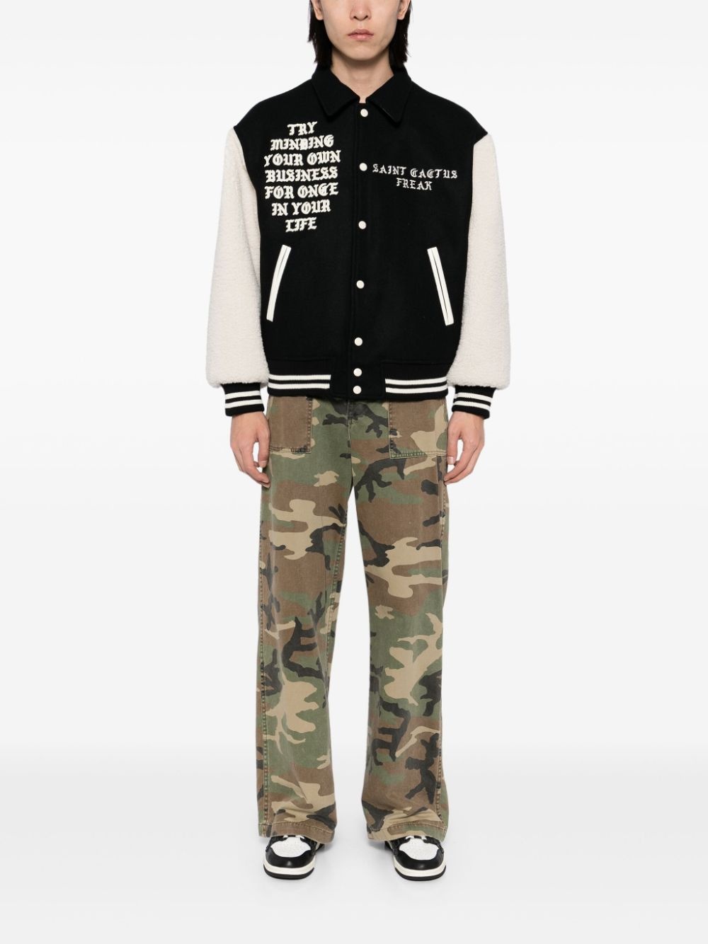 X CACTUS PLANT FLEA MARKET VARSITY JACKET - 2