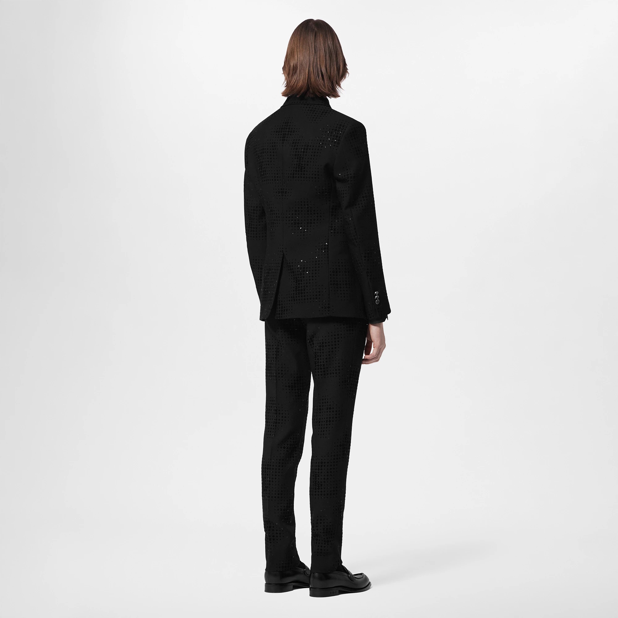 Monogram Wool Evening Cutaway  Jacket - 4