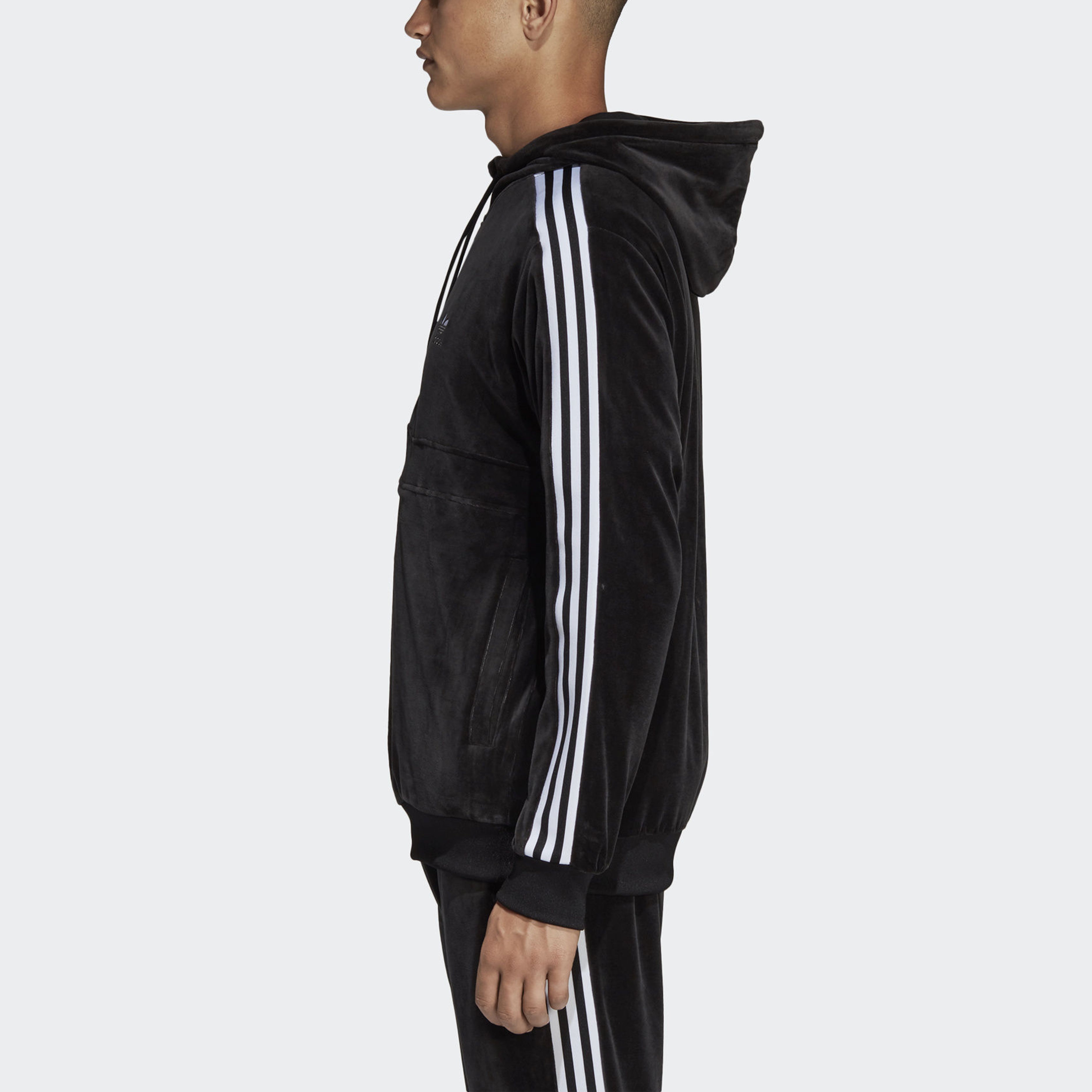 adidas originals Cozy Halfzip Track Sweaters Black DX3625 - 4