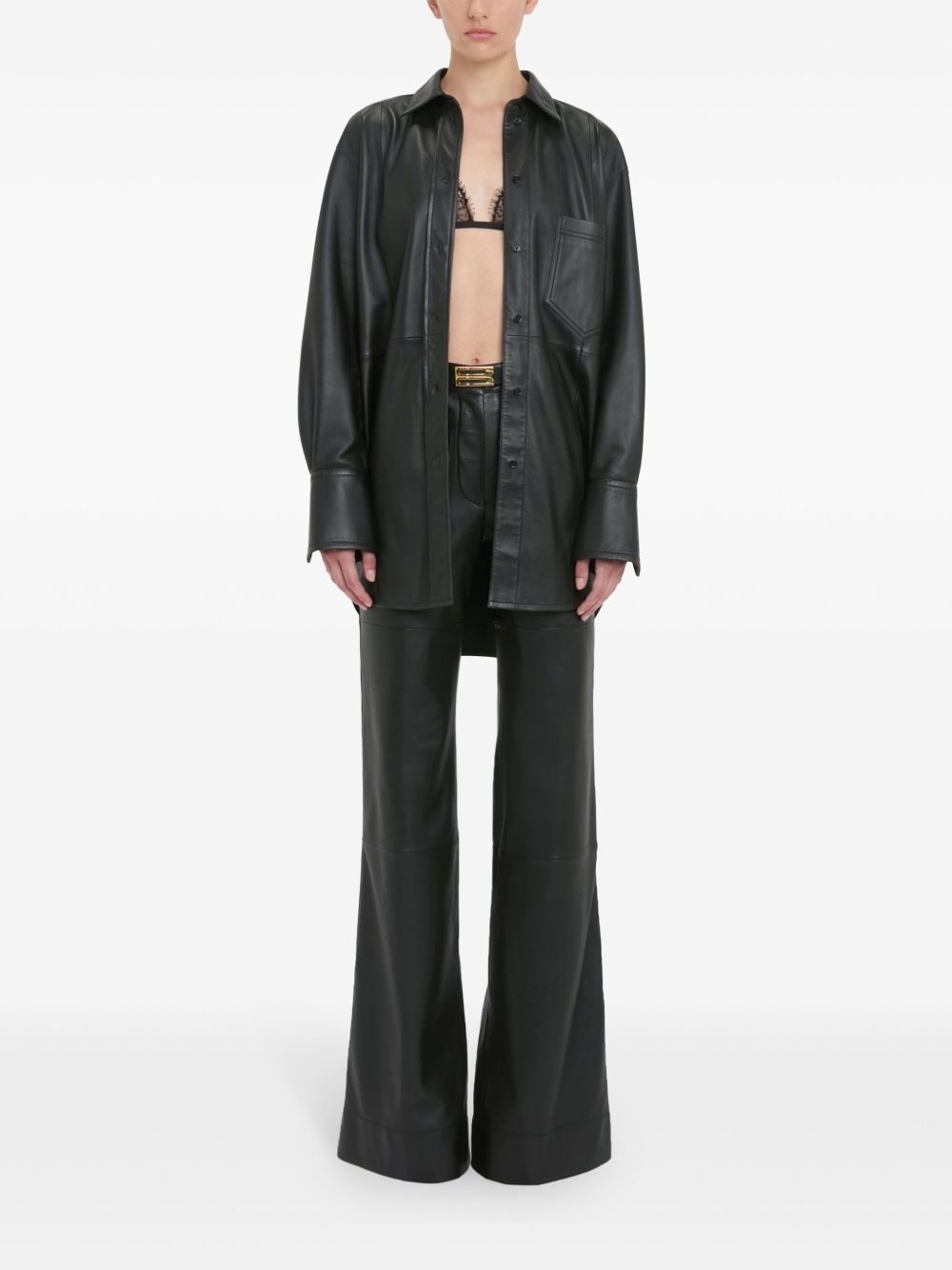 leather shirt - 2