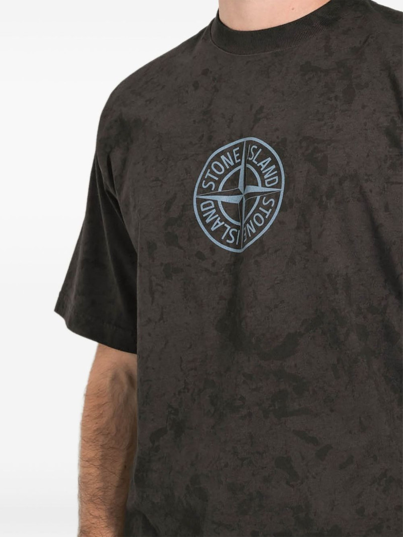 Stone Island tie-dye logo T-shirt outlook