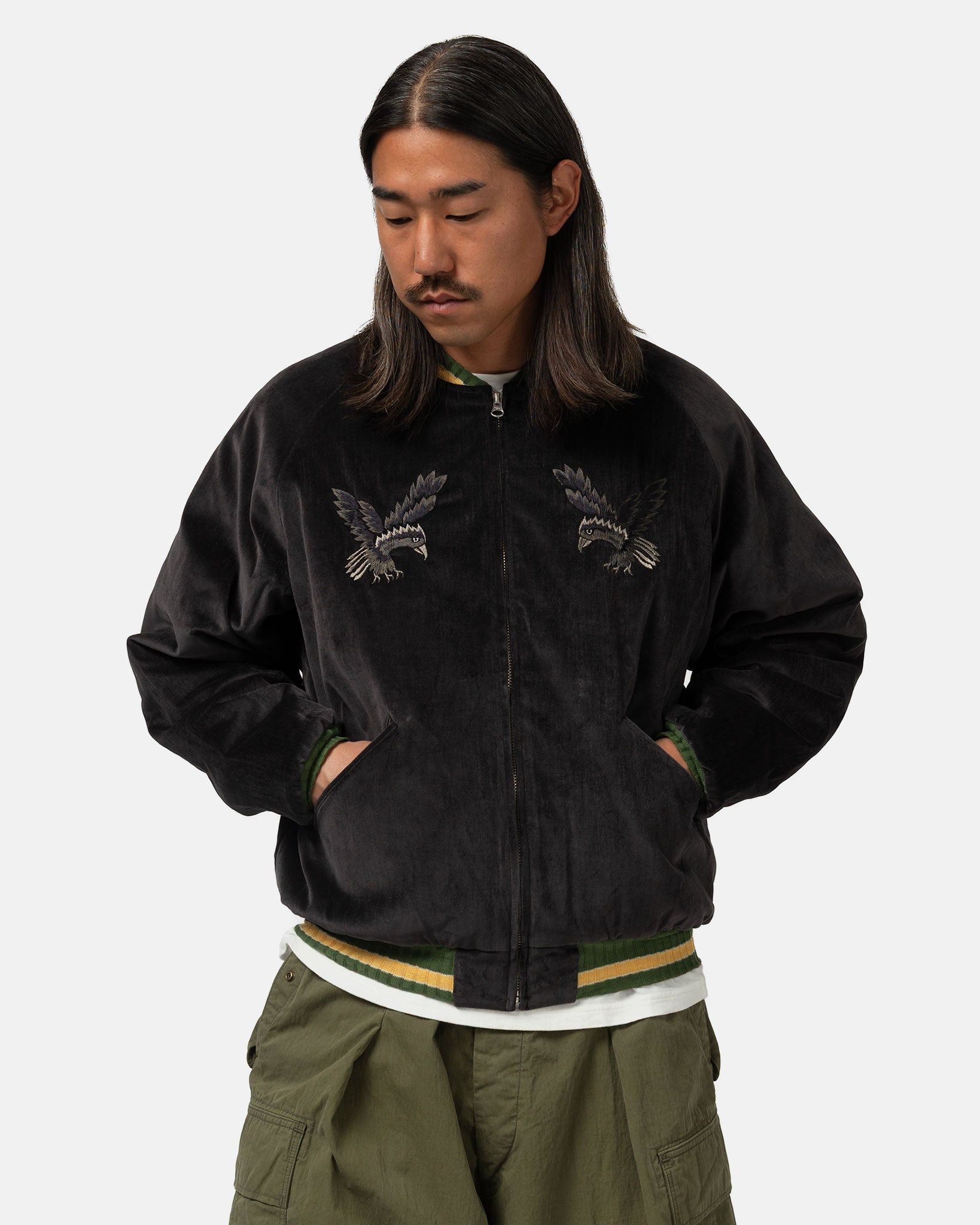 Velveteen Souvenir JKT (Raven&Skull) Black - 4