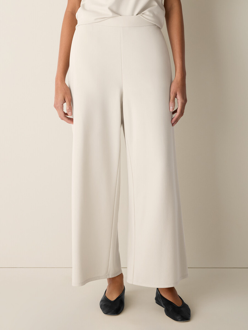 Lightweight Ponte Wide-Leg Pant 3