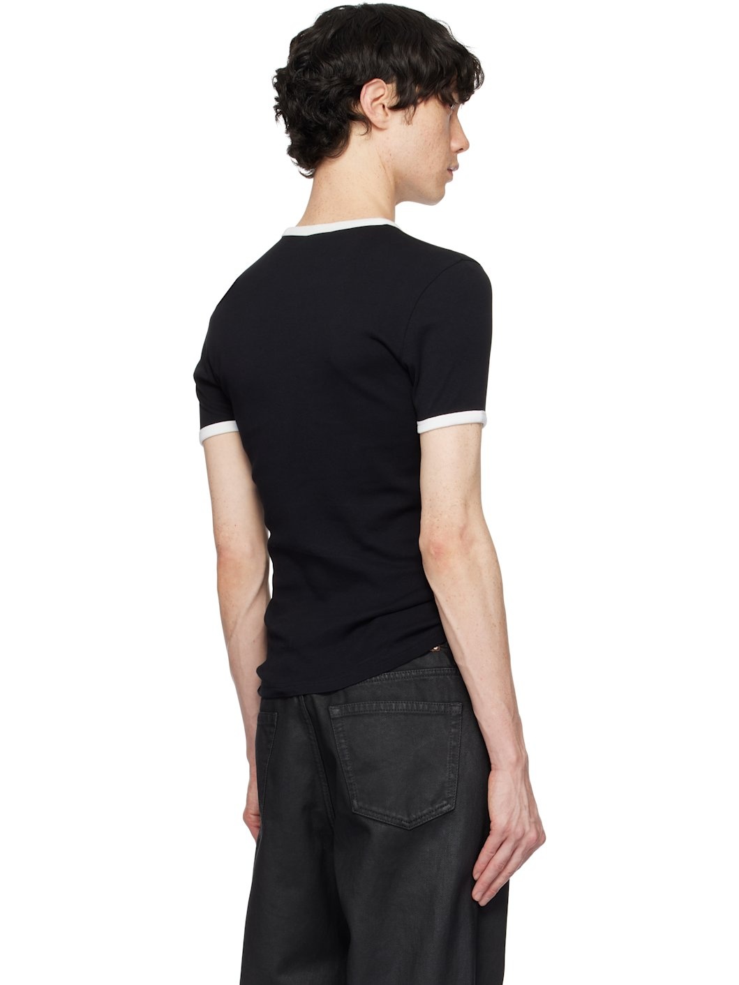 Black & White Signature Contrast T-Shirt - 3