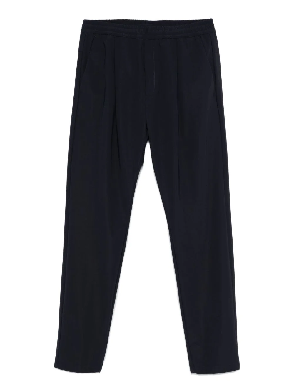 elastic-waistband trousers - 1