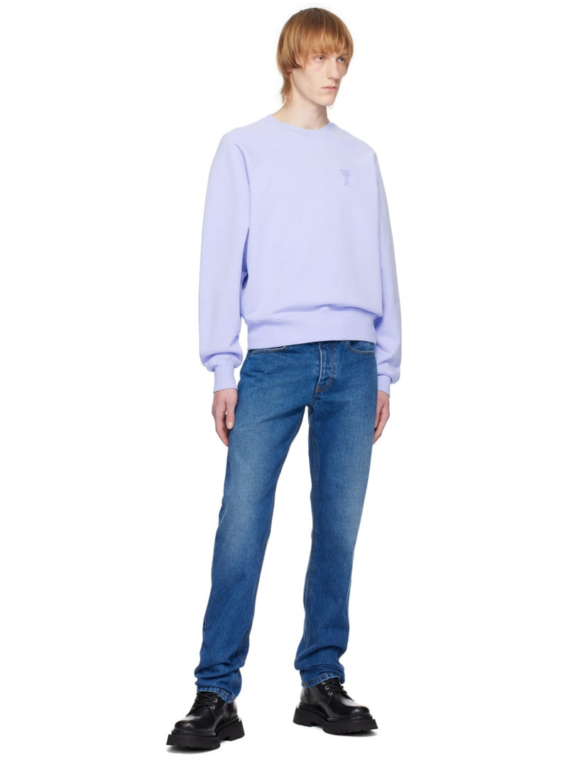 AMI Paris Blue Ami de Cœur Sweatshirt outlook