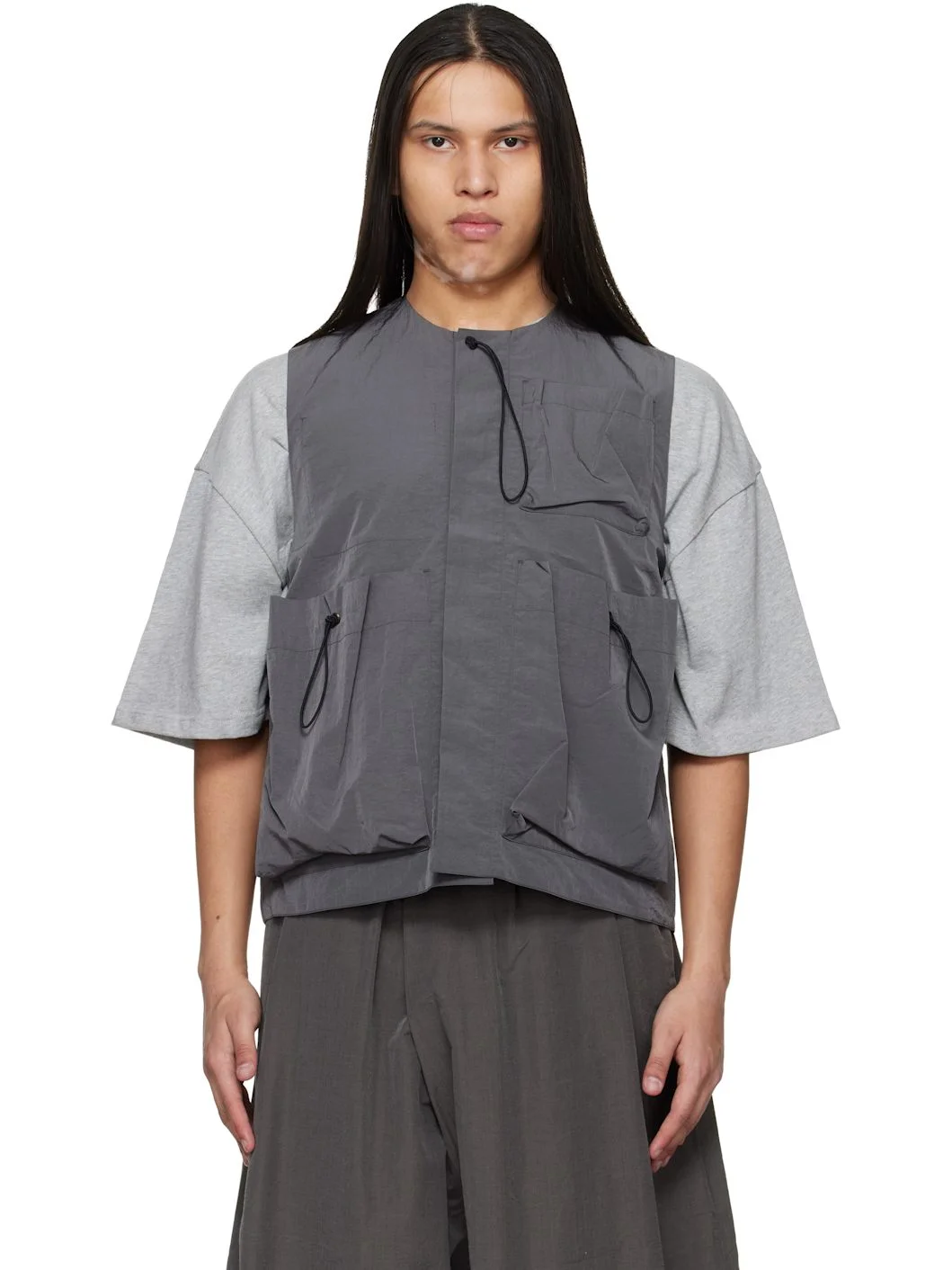 Gray 'The Roper' Vest - 1