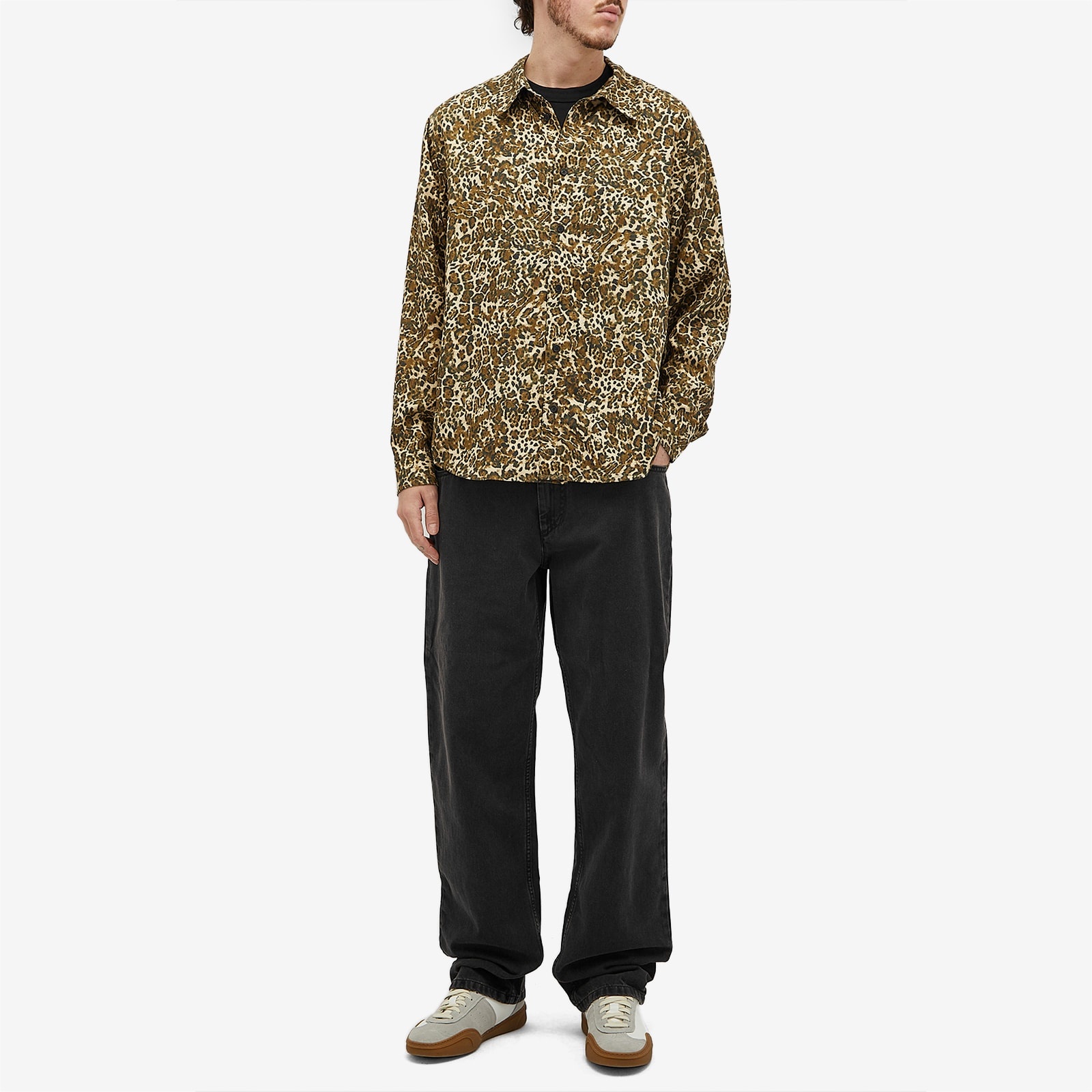 Isabel Marant Cybilio Leopard Print Long Sleeve Shirt - 4