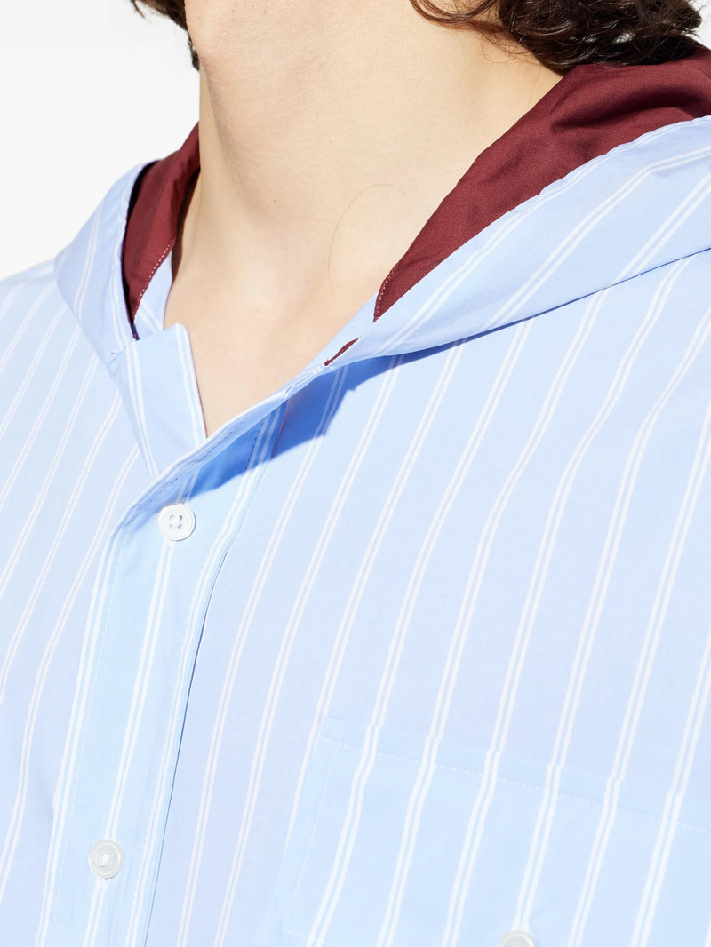 PDF Pdf Striped Hooded Shirt outlook