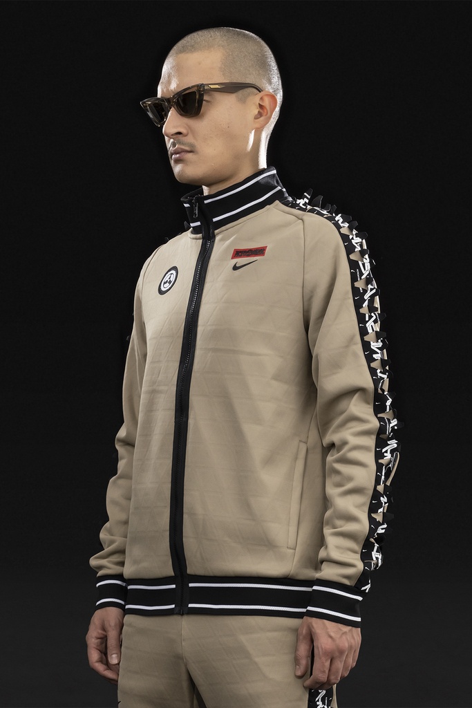 GGG-J1-247 Nike® Acronym® Track Jacket Knit KHAKI/BLACK ] with GGG-P1-247 - 7