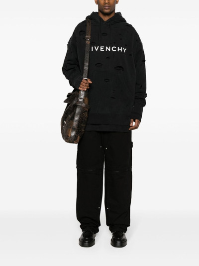 Givenchy detachable-panels wide-leg jeans outlook