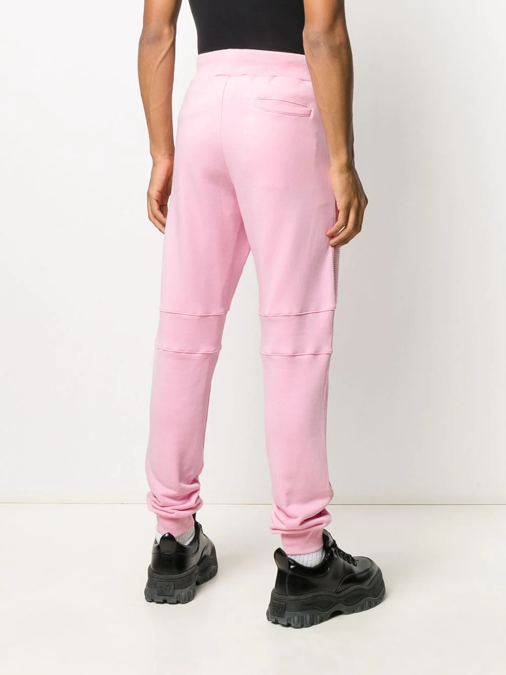 track pants with quilted detailing - 4