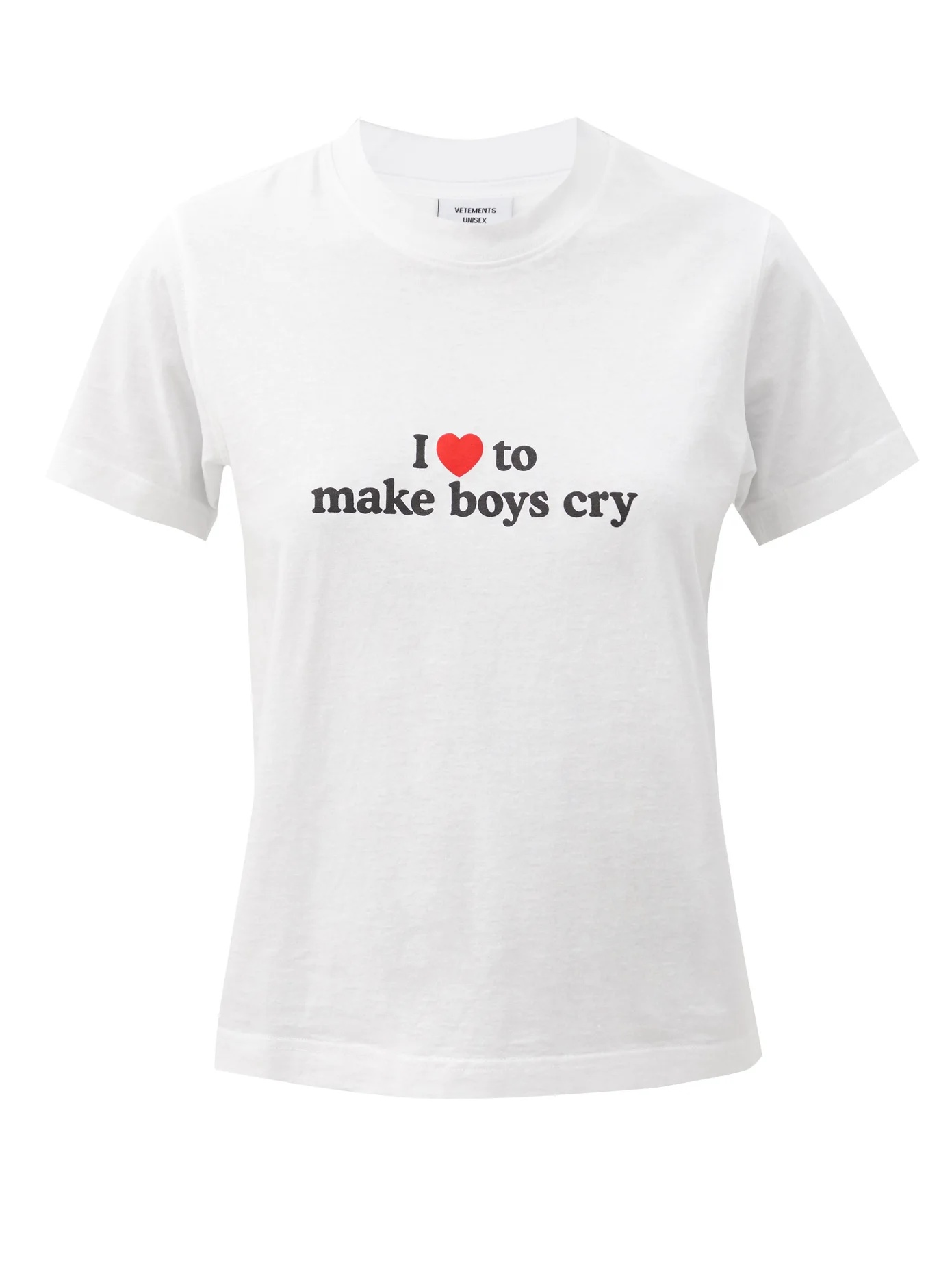 Boys Cry-print cotton T-shirt - 1